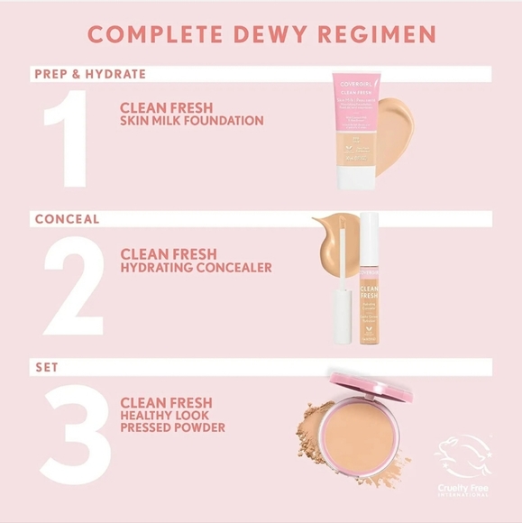 COVERGIRL Clean Fresh Skin Milk Dewy Finish Vegan Foundation #590 Tan/Rich - Picture 3 of 8